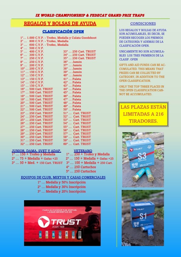 IX CAMPEONATO DEL MUNDO DE TRAP5